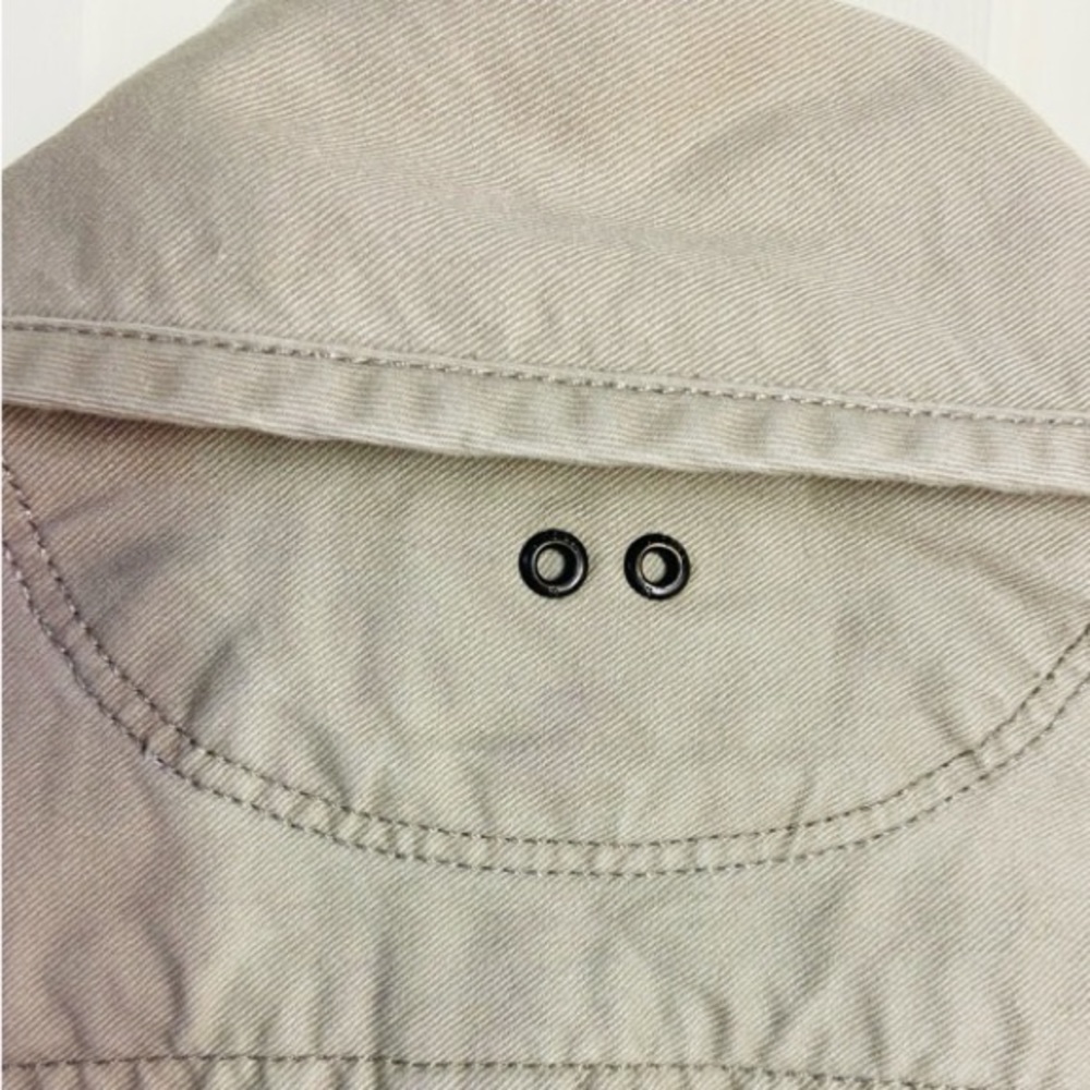 Converse One Star Denim Button Down Jacket Beige … - image 4